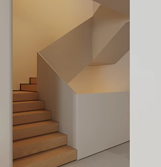stair handrail stair 3d model
