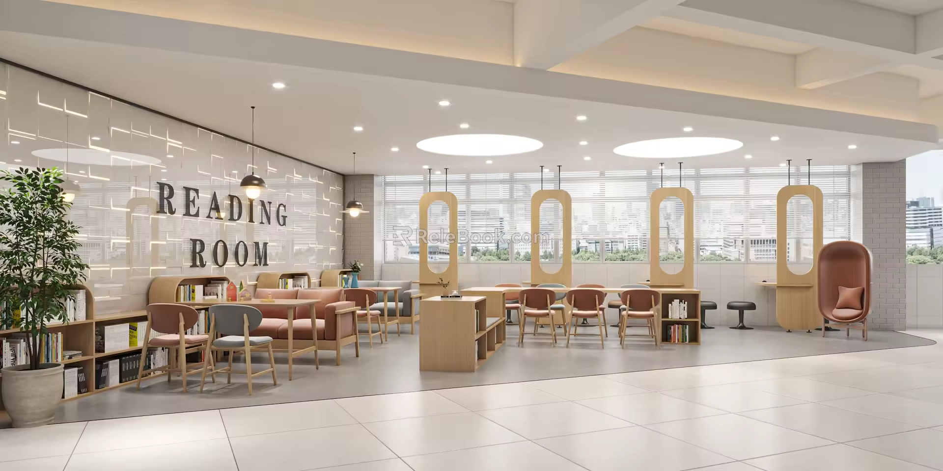 Library 3d model