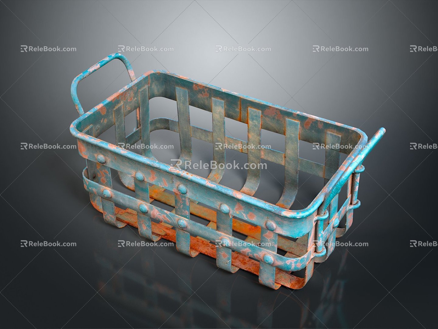 Garbage Basket Garbage Basket Metal Sundries Basket Metal Basket Furniture Furniture 3d model