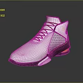 White High Top Basketball Sneakers With Brown Laces Mesh Design Black Sole Yellow Accents