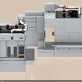 DMG VT 4 Industrial CNC Machining Equipment With Control Panel And Piping System