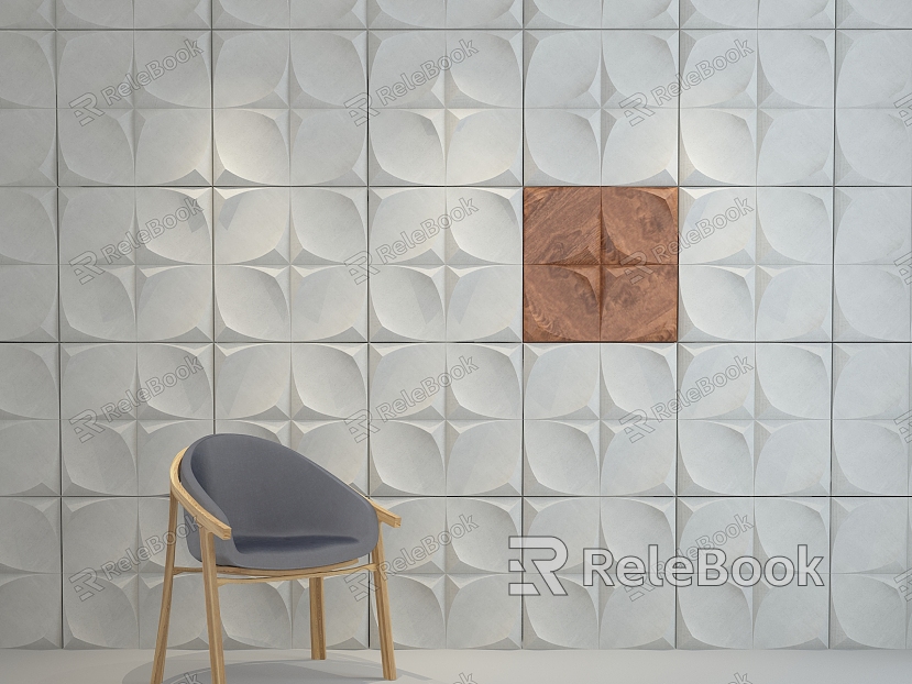 Modern wall decoration wall model