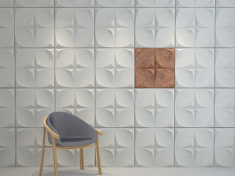 Modern wall decoration wall 3d model