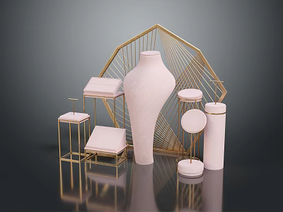 Jewelry Display Rack Jewelry Rack Jewelry Display Rack Display Rack Model Jewelry Model Display Cabinet Model 3d model
