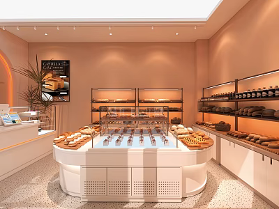 Dessert Shop Cake Shop Baking Shop Dessert Private Shop Bakery Sushi Shop 3d model