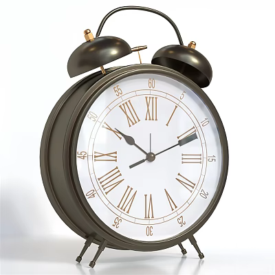 Old alarm clock Modern alarm clock 3d model