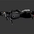 Black Modern Motorcycle Featuring Sleek Body Design Comfortable Seat And Stylish Mirrors