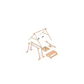 Safe Durable Wooden Outdoor Playground Equipment With Swing Set Climbing Frame Seesaw Sandpit And Bench