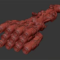 Modern fighter sci-fighter space fighter 3d model