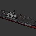 Aircraft Carrier 002 Shandong Ship 3d model