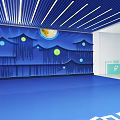 Parking Lot Entrance Featuring Illuminated Ceiling And Clear Directional Lane Markings