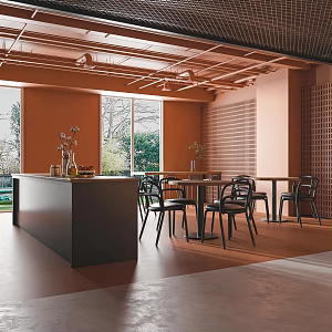 Modern Tea Room Western Kitchen Company Canteen Bar 3d model