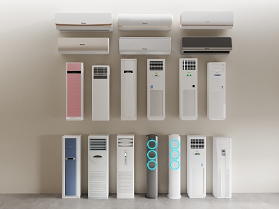 Air conditioning desktop air conditioning vertical air conditioning 3d model