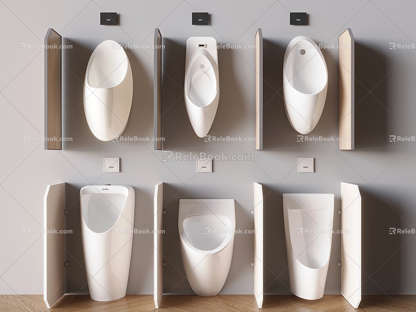 Urinal urinal bucket 3d model