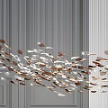 Modern Crystal Chandelier Decorative Crystal Lamp 3d model
