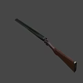 weapon double barrel shotgun 3d model