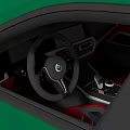 Green Sporty Wagon Car With Aggressive Front Grille Black Wheels And Sleek Body Lines