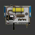 Professional Espresso Coffee Machine With 45 Battery Stainless Steel Body And Pressure Gauge