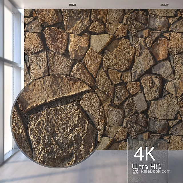 Natural Stone Wall Decorative Texture Design In High Quality 4K Resolution 3d model