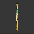 Traditional Clothing Ornament Featuring Circular Yellow Background Green Geometric Pattern Golden Border And Tassels