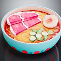 Appetizing Ramen Bowl With Chashu Pork Soft Boiled Egg Green Onions And Creamy Broth