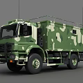 Camouflage Military Utility Vehicle With Roof Rack And Functional Exterior Design