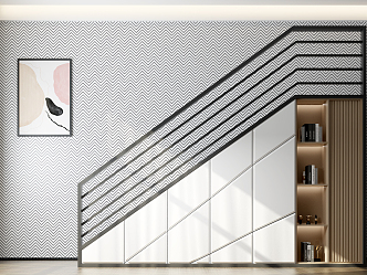 Modern Stairs 3d model