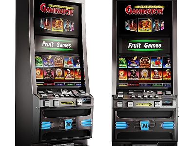 casino game arcade slot machine 3d model