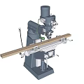 Vertical milling machine Milling machine 3d model