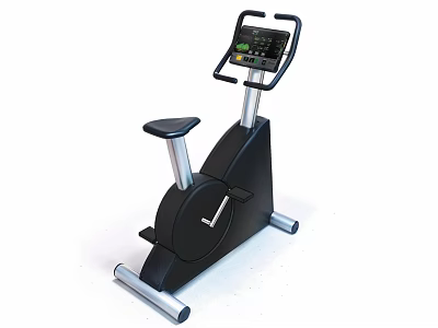Sturdy Exercise Bike With Digital Display And Adjustable Seat For Home Gym 3d model