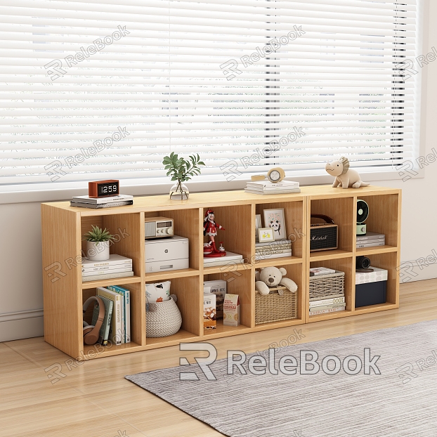 Modern Bookcase Storage Rack Bookcase model