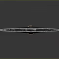 Traditional Spear Weapon With Green Red Shaft And Metal Spearhead Design