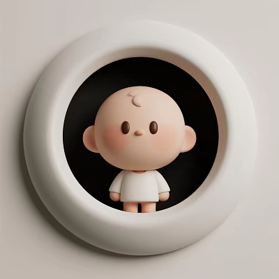 Doll Toy Ornaments Doll Decorations Blind Box Gift Desktop Ornaments 3d model