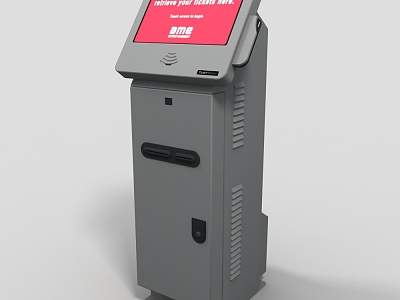 Modern ticket machine model