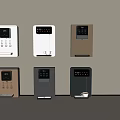Wall Mounted Daily Electrical Appliances With Digital Display And Control Buttons In Various Colors