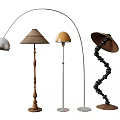 Floor lamp decorative lamp table lamp reading lamp fishing lamp 3d model