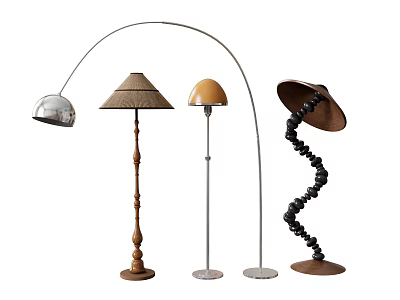 Floor lamp decorative lamp table lamp reading lamp fishing lamp 3d model
