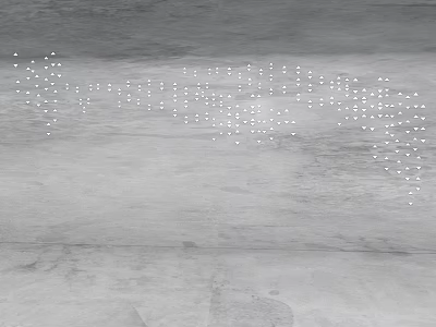 Creative Wall Decor with White Dots Pattern on Gray Background Surface 3d model