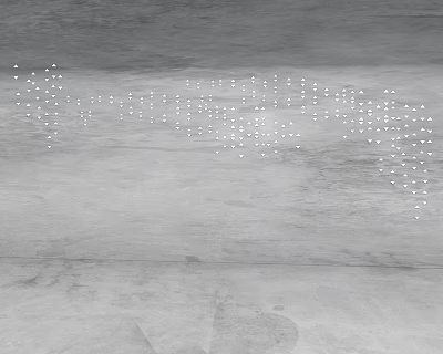 Creative Wall Decor with White Dots Pattern on Gray Background Surface 3d model
