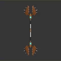 Scepter Ancient Scepter Cane Ancient Scepter Magic Scepter Metal Scepter Classical Scepter Magic Scepter 3d model