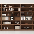 Modern Simple Bookshelf Floor-Standing 3d model