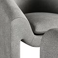 Comfortable Modern Leisure Chair With Ottoman And Four Color Options