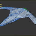 Futuristic Silver Stealth Fighter with Aerodynamic Sleek Design and Modern Structure