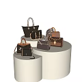 Stylish Designer Handbags Collection With Leather Checkerboard Patterns And Metal Hardware