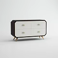 Elegant Sideboard Designs Featuring Gold Accents Drawers And Colorful Finishes