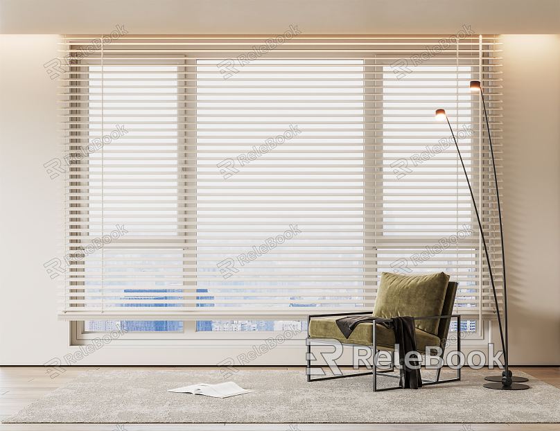 Modern venetian blinds model