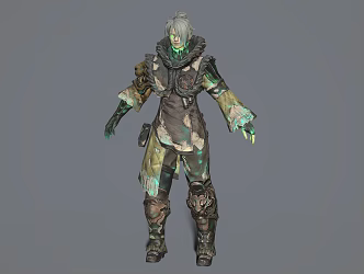 Modern Game Characters Anime Characters 3d model