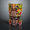 Ruins Relics Maya Ruins Maya Totem Totem Tribal Totem Ancient Ruins Ancient Cultural Relics 3d model