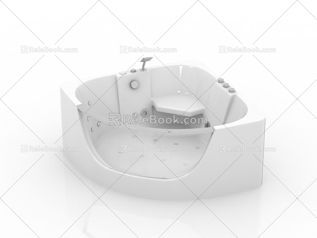 Modern Bathtub 3d model