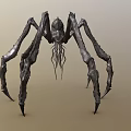 Alien creature monster game character original painting 3d model